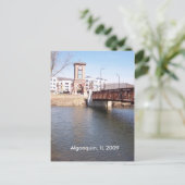 Algonquin Illinois Briefkaart (Staand voorkant)