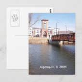 Algonquin Illinois Briefkaart (Voorkant / Achterkant)