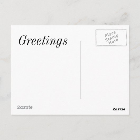 Algonquin Landscape Briefkaart (Achterkant)