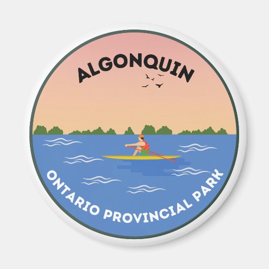 Algonquin Ontario Provincial Park Magnet (Voorkant)