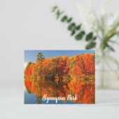 Algonquin Park Canada Herfst gestileerd Briefkaart (Staand voorkant)