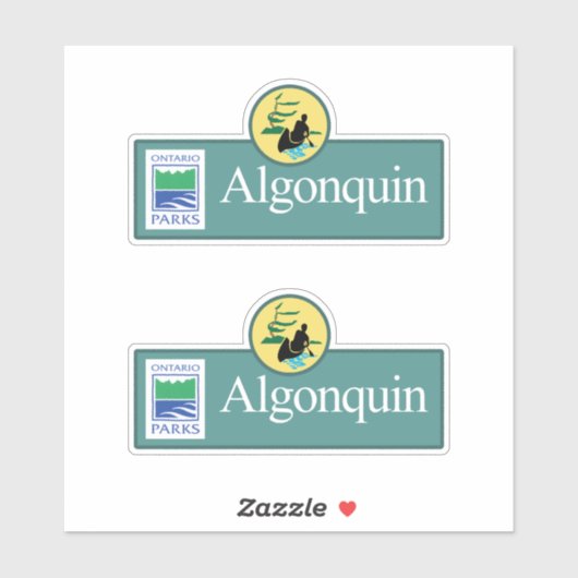 Algonquin Park Natuur Bord Sticker (Vel)