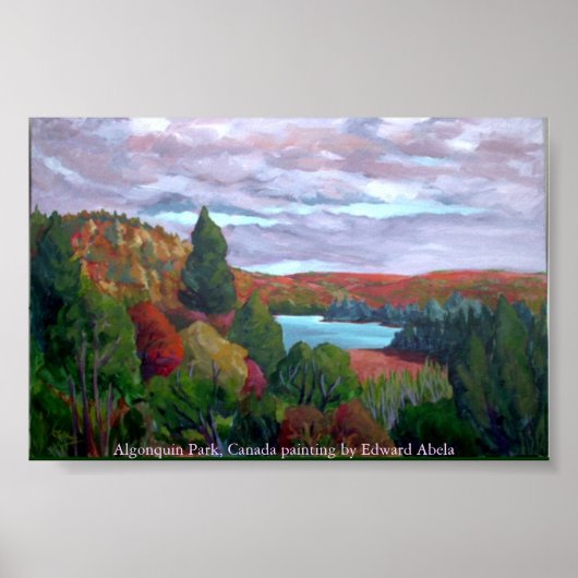 ALGONQUIN PARK PANORAMA POSTER (Voorkant)