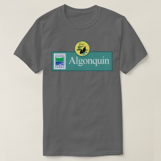 Algonquin Park Sign T-shirt (Design voorkant)