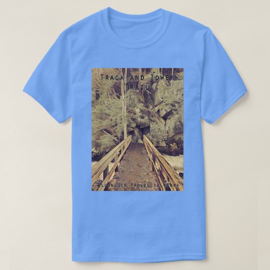 Algonquin Park spoor en toren T-shirt (Design voorkant)