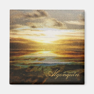 Algonquin park sunset magnet