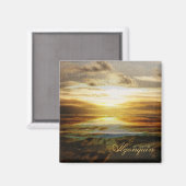 Algonquin park zonsondergang magneet (Voorkant / Achterkant)