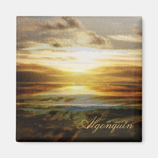 Algonquin park zonsondergang magneet (Voorkant)