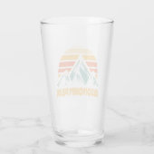 Algonquin Peak Retro Turquoise Glas (Achterkant)