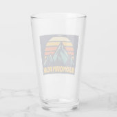 Algonquin Peak Retro Turquoise Glas (Achterkant)