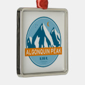 Algonquin Peak Stars Moon Metalen Ornament (Rechts)
