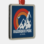 Algonquin Peak Sun Eagle Metalen Ornament (Rechts)