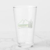 Algonquin Provinciaal Park Groene Strepen Glas (Achterkant)
