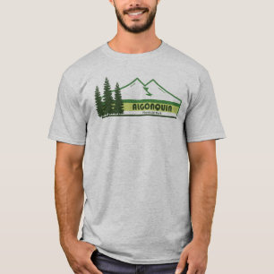 Algonquin Provinciaal Park Groene Strepen T-shirt