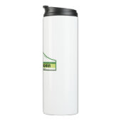 Algonquin Provinciaal Park Groene Strepen Thermosbeker (Geroteerd rechts)