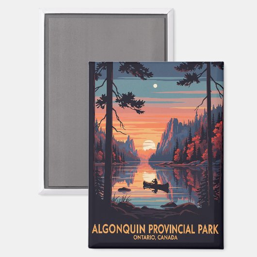 Algonquin Provincial Park Canada Magneet (Voorkant / Achterkant)