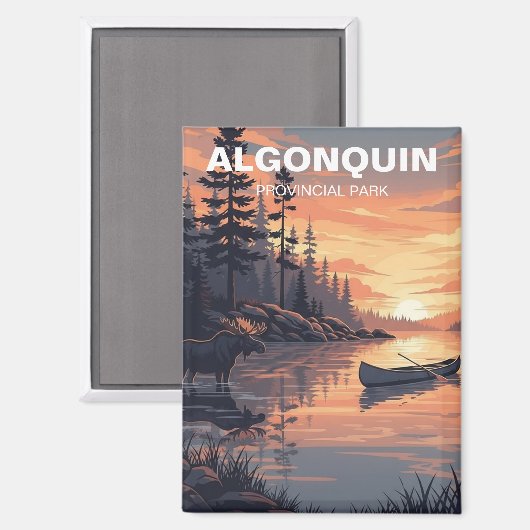 Algonquin Provincial Park Canada Magneet (Voorkant / Achterkant)