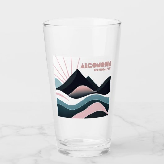 Algonquin Provincial Park Gekleurde heuvels Glas (Voorkant)