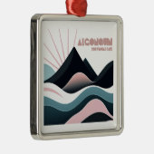 Algonquin Provincial Park Gekleurde heuvels Metalen Ornament (Rechts)