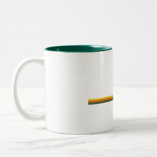 Algonquin Provincial Park Pine Trees Sun Tweekleurige Koffiemok (Links)