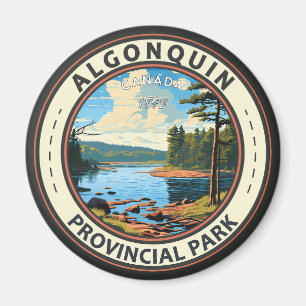 Algonquin Provincial Park Reizen Kunst Vintage Magneet