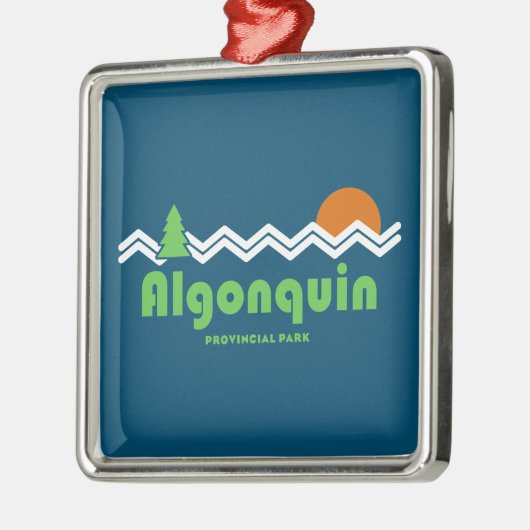 Algonquin Provincial Park Retro Metalen Ornament (Links)