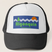Algonquin Provincial Park Retro Trucker Pet (Voorkant)