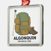 Algonquin Provincial Park rugzak Metalen Ornament (Links)