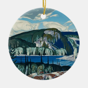 Algonquin Provincial Park Schilderij door AJ Casso Keramisch Ornament