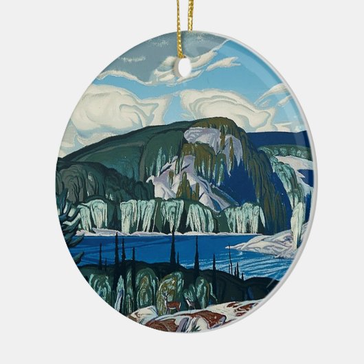 Algonquin Provincial Park Schilderij door AJ Casso Keramisch Ornament (Links)