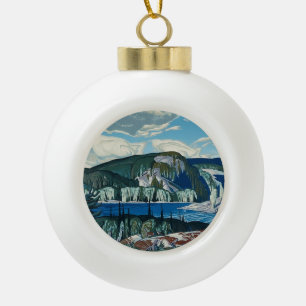 Algonquin Provincial Park Schilderij door AJ Casso Keramische Bal Ornament