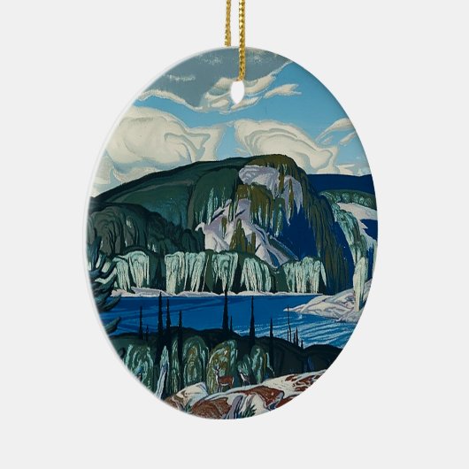 Algonquin Provincial Park Schilderij van AJ Casson Keramisch Ornament (Rechts)