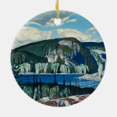 Algonquin Provincial Park Schilderij van AJ Casson Keramisch Ornament (Achterkant)