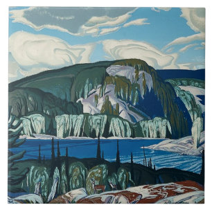 Algonquin Provincial Park Schilderij van AJ Casson Tegeltje