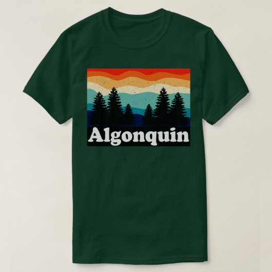 Algonquin Retro T-shirt (Design voorkant)