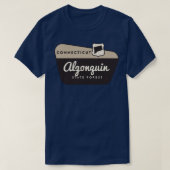 Algonquin State Forest Connecticut Welkomstbord T-shirt (Design voorkant)