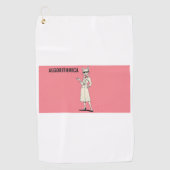 Algorithm Cat Spirit Girl – Golf Accessories Colle Golfhanddoek (Voorkant)