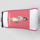 Algorithm Cat Spirit Girl – Golf Accessories Colle Golfheadcover (Voorkant)