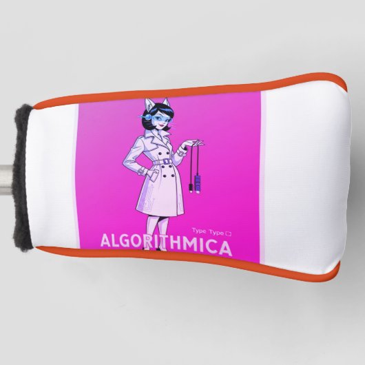 Algorithm Cat Spirit Girl – Golf Accessories Colle Golfheadcover (Voorkant)