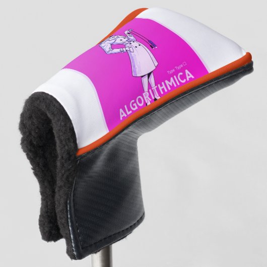 Algorithm Cat Spirit Girl – Golf Accessories Colle Golfheadcover (3/4 voorkant)