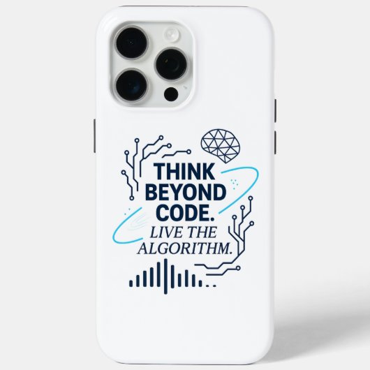 Algorithmic Consciousness: Abstracte code Case-Mate iPhone Case (Achterkant)