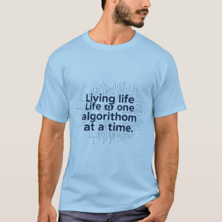 Algorithmische stijl t-shirt