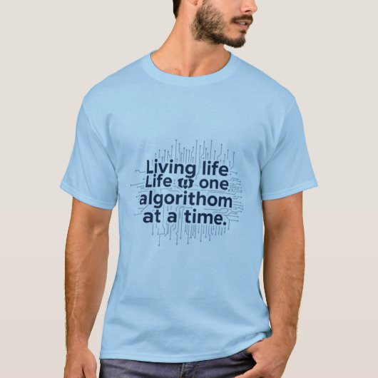 Algorithmische stijl t-shirt (Voorkant)