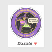 Algoritme Alchemist Genomische Data Alchemie Sticker (Vel)