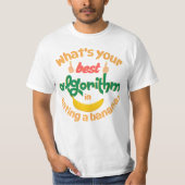 Algoritme in programmeren t-shirt (Voorkant)