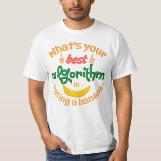 Algoritme in programmeren  t-shirt (Voorkant)
