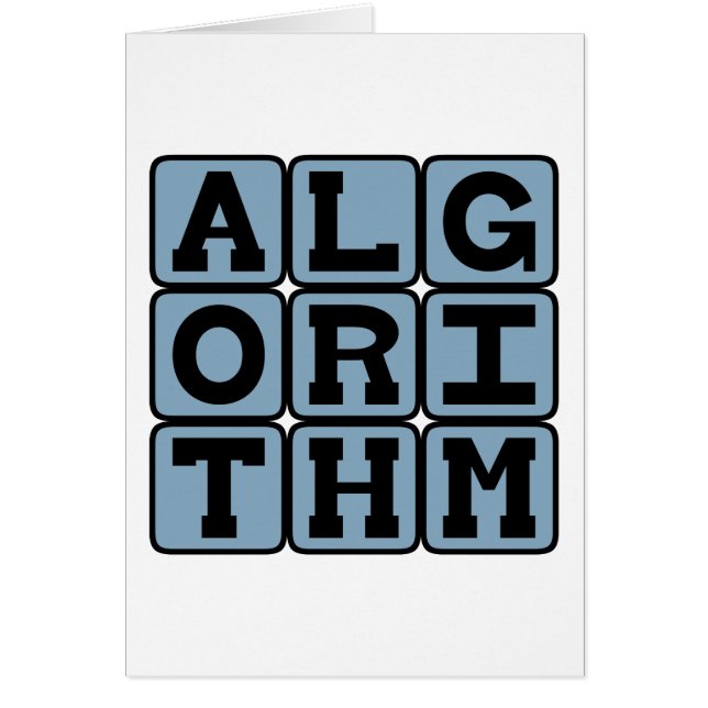 Algoritme, procedure voor berekeningen (Voorkant)