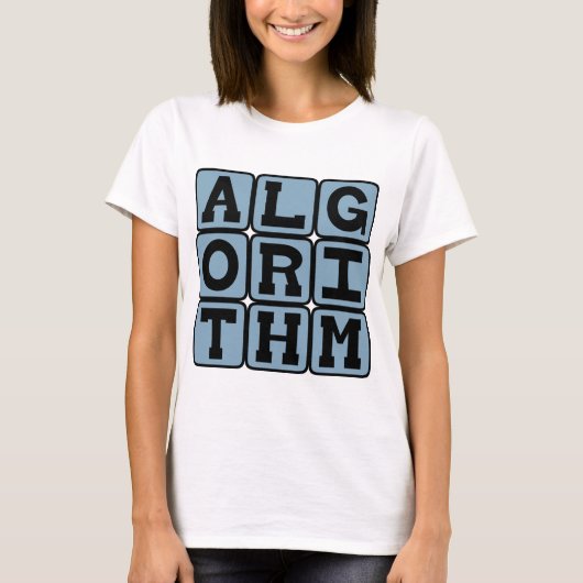 Algoritme, procedure voor berekeningen t-shirt (Voorkant)