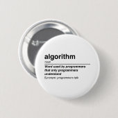Algoritme Ronde Button 5,7 Cm (Voorkant /achterkant)