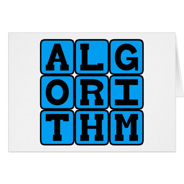 Algoritme, wiskundige formule (Voorkant Horizontaal)